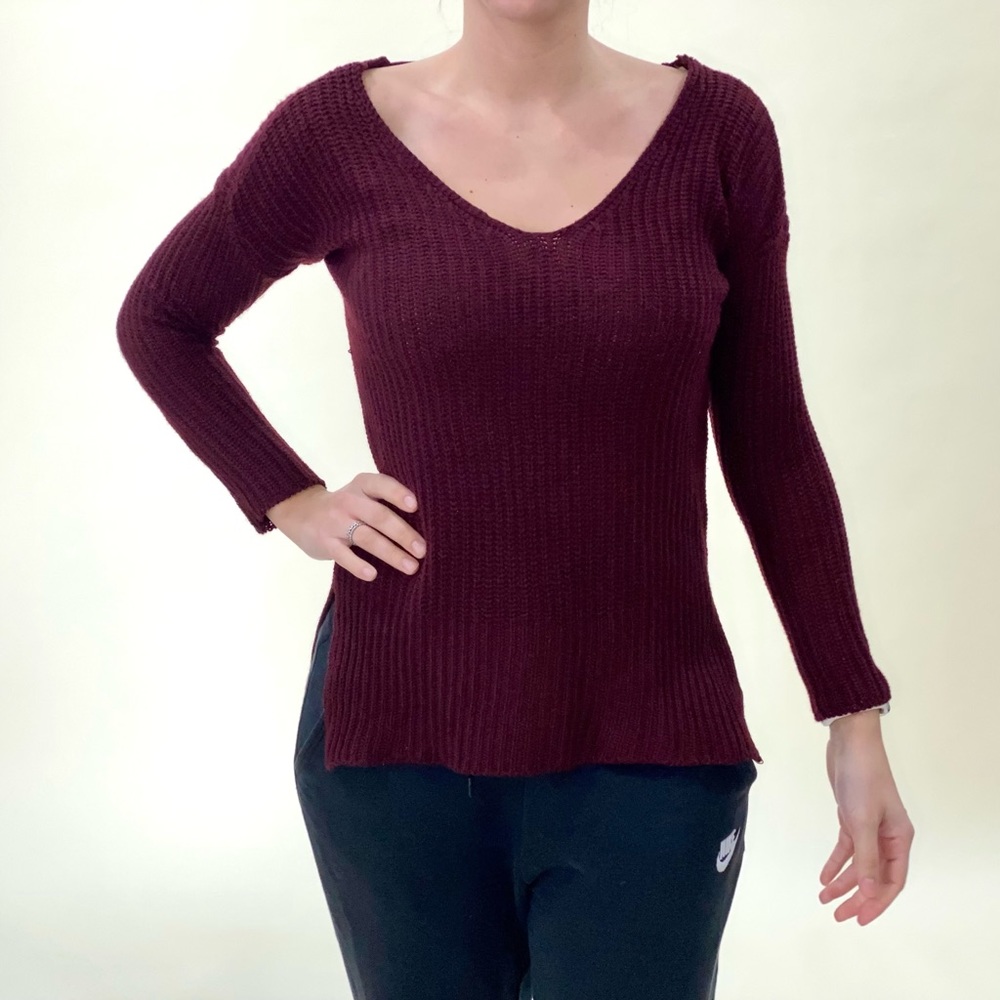 Pink rose sweater